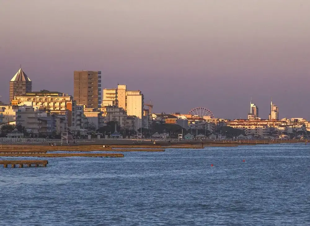 Fürdőzés az olasz riviérán, Lido di Jesolóban